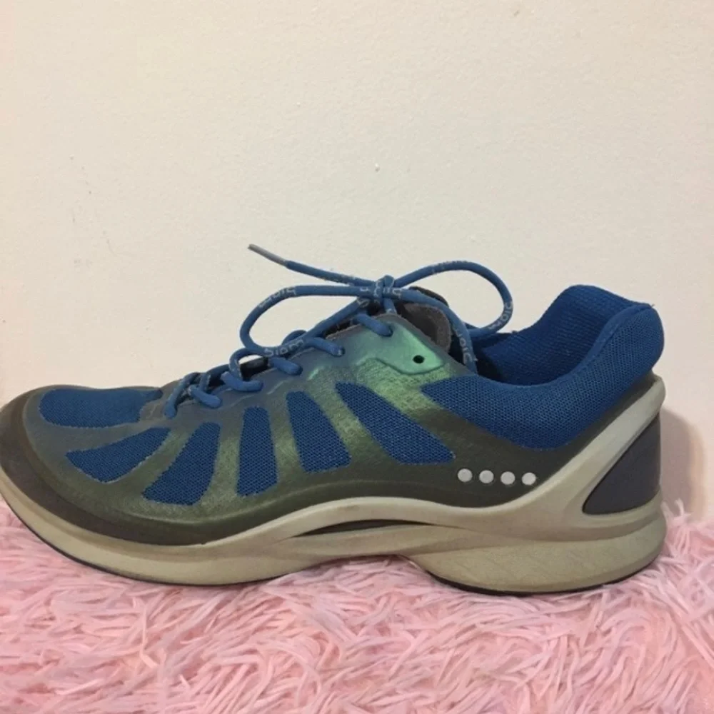 Ecco Performance Biom Women’s Running‎ Shoes Size 9.5 Blue&gray - Picture 2 of 11
